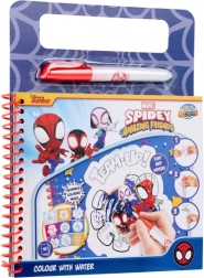coloriage à l’eau Spidey et ses formidables amis – cahier de coloriages réutilisable A5 avec stylo à eau
