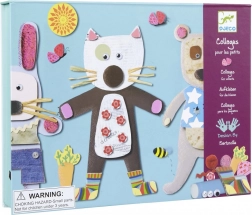 Djeco Première Collage Chat et Ours