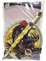 Épée en mousse et bouclier D‑Rex pour enfants