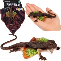Figurine réaliste en caoutchouc d’agame à membrane 13 cm