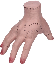 accessoire de carnaval main d’Addams en latex