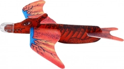 Avion en mousse dinosaure rouge