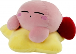 Peluche KIRBY endormi sur l’étoile Warpstar – coussin ultra doux et câlin