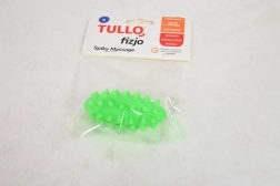 Fizjo rouleau de massage de rééducation en forme de haricot avec picots 7,4 cm vert