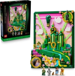 Lego Wicked art mural : Emerald City