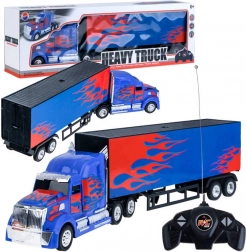 Grand camion avec semi-remorque télécommandé