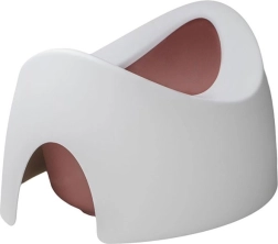 Pot pour enfants ergonomique réversible avec bec verseur Teggi blanc