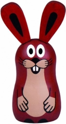 Figurine magnétique en bois lapin