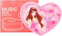 Boîte à bijoux cœur avec ballerine