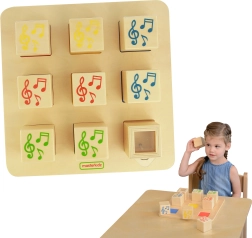 Masterkidz Set sensoriel musical en bois Montessori