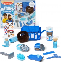 set de barbier pour enfants avec accessoires, 16 pièces