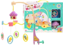 Mobile pastel avec boîte à musique