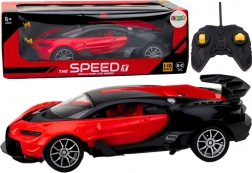Voiture de sport RC rouge 1:16