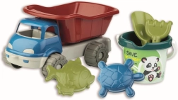 Androni ensemble pour le sable avec voiture en plastique recyclé