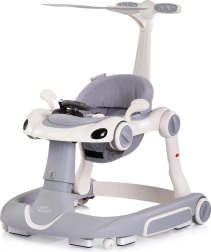 Trottinette d’apprentissage interactive 5-en-1 CHIPOLINO Happy Walker – gris