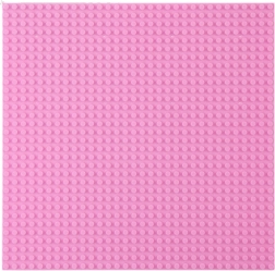 Plaque de construction rose pour briques 40x40 cm