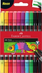 Faber-Castell Neon marqueurs double face - 10 couleurs