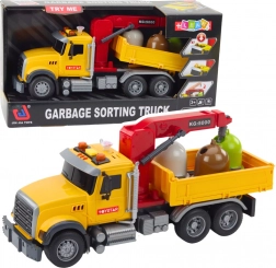 Camion-benne de tri pour enfants avec lumières et sons