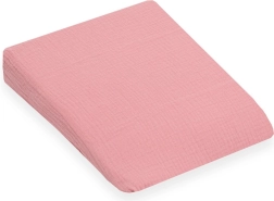 Housse en mousseline pour oreiller bébé – plan incliné New Baby Standard 30 × 37 cm, rose