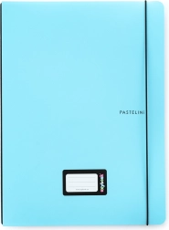 Cahier A4 OXYBOOK PASTELINI, 40 feuilles, bleu, recharge interchangeable