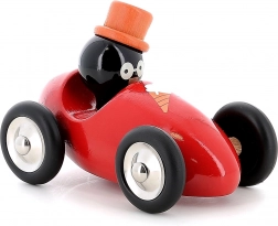Vilac voiture de course en bois Pingouin René
