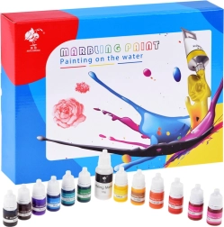 Kit hydrographique de peinture sur l’eau avec 12 couleurs