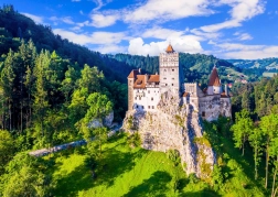 enjoy puzzle château de bran en été 1000 pièces