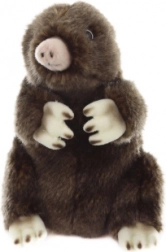 taupe en peluche 18 cm