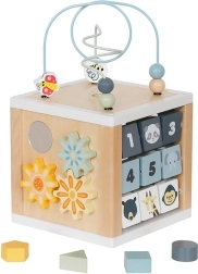 Cube d’activités en bois multifonction safari montessori baby mix
