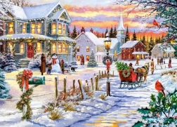 Puzzle Castorland Noël approche 180 pièces