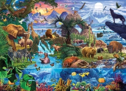 EUROGRAPHICS Puzzle Animaux du monde 5000 pièces