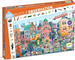 DJECO Puzzle d’observation Ville - 200 pièces