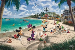 Puzzle Mickey et Minnie : En Floride 200 pièces