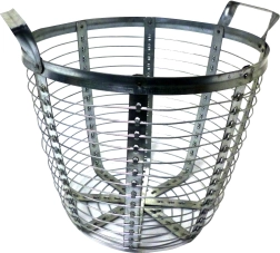 Corbeille à papier en fil métallique 30 l