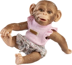 Guca poupée singe réaliste avec corps en vinyle 32 cm