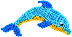 Plaque à repasser dauphin pour perles 5 mm