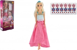 poupée Anlily avec diamants scintillants 30 cm