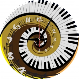 puzzle horloge rythme du temps 570 pièces avec cadre
