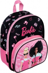 Sac à dos enfant Barbie rose et noir