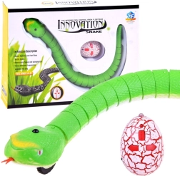 Serpent télécommandé avec commande IR pour enfants – Vert