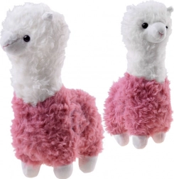 Alpaga en peluche – lama toute douce 28 cm – Rose