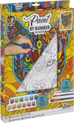 Grafix peinture par numéros – tigre, toile sur châssis 30 × 40 cm