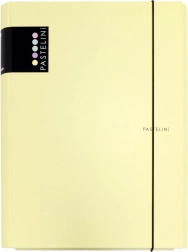 Chemises laminées à 3 rabats avec élastique Pastelini – jaune