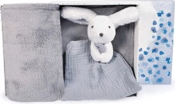 Coffret cadeau Happy Doudou lapin et couverture