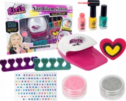 set de manucure avec sèche-ongles LED