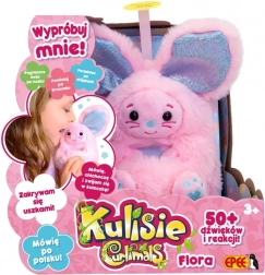 jouet en peluche interactif Kulisie – hérisson, lapin ou blaireau mignon