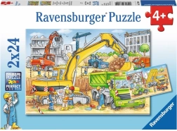 RAVENSBURGER Puzzle Travaux sur le chantier 2x24 pièces
