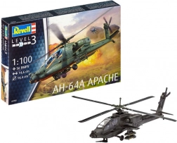 Maquette en plastique d’hélicoptère REVELL AH-64A Apache 1:100