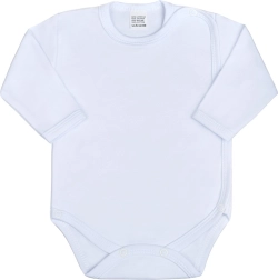 Body bébé entièrement boutonné à manches longues New Baby Classic blanc 62