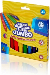 Astra crayons de cire Super Jumbo 8 pcs